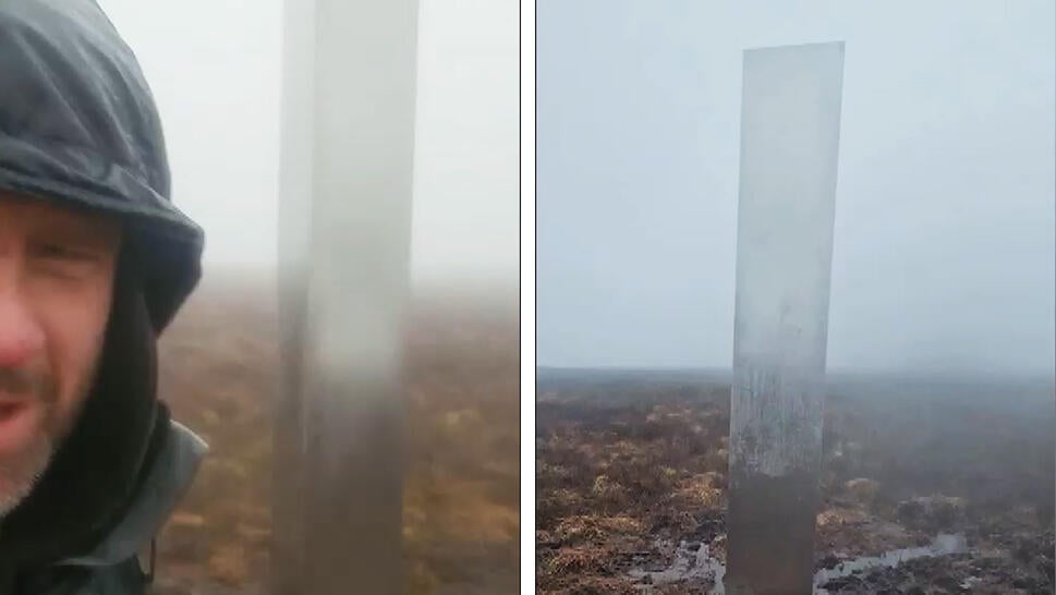 Monolith discovered in Wales