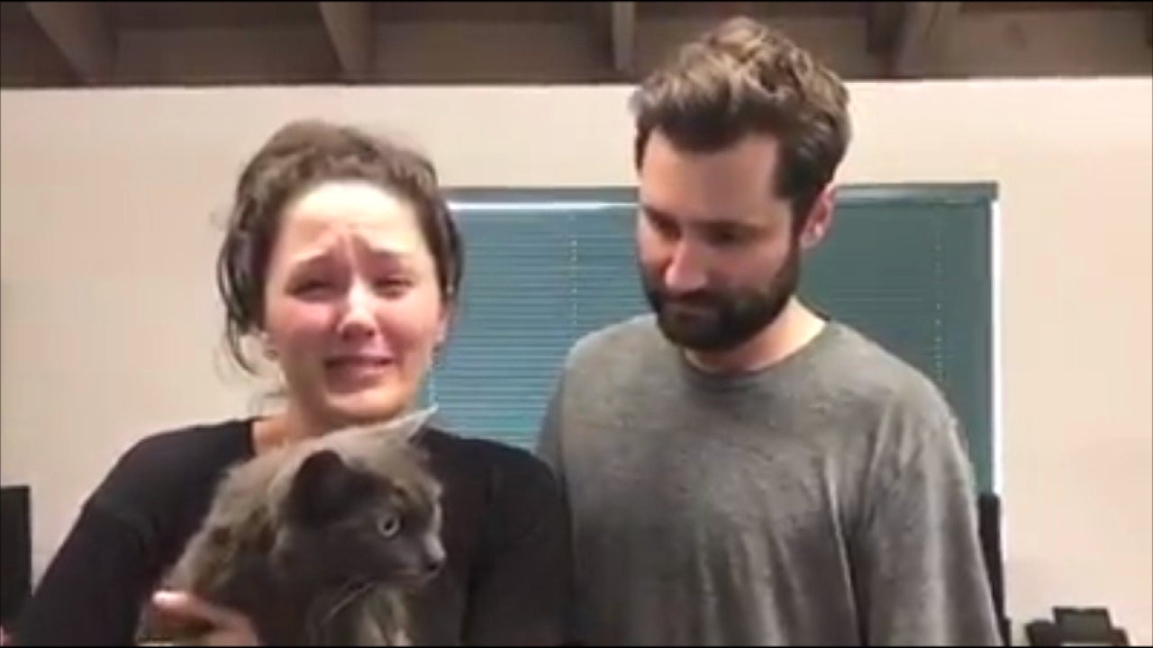 Couple Cries as They're Reunited With Lost Cat Following California