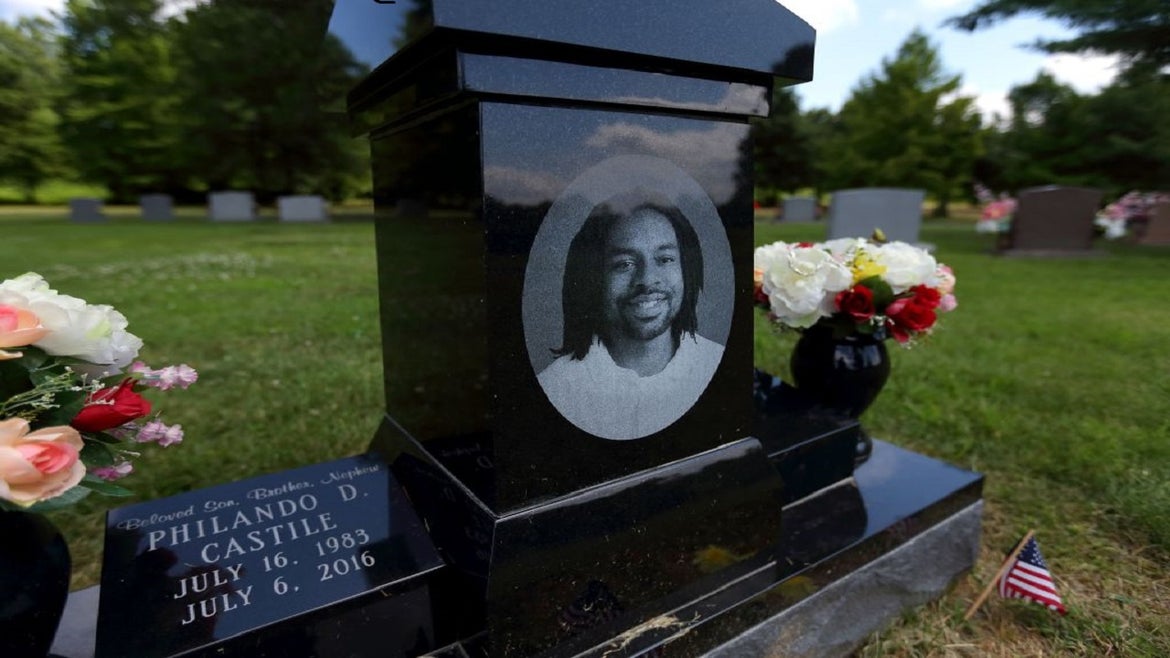 The grave of Philando Castile