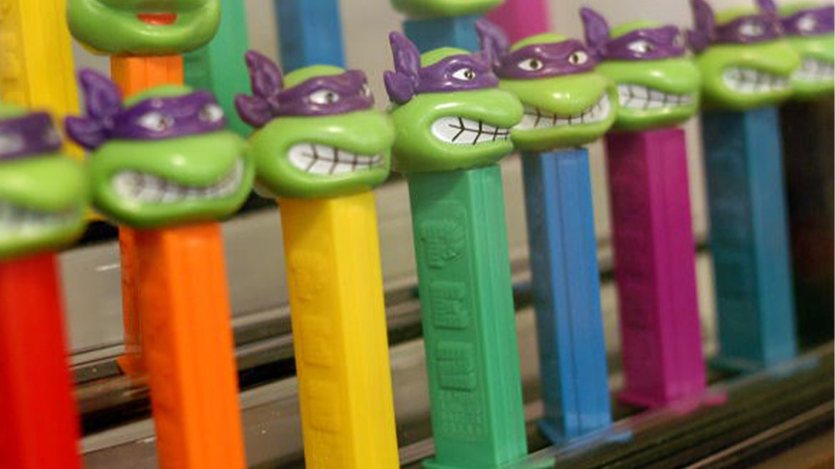 Ninja Turtle Pez photo is from the Easton Museum of PEZ Dispensers located in Easton, Pennsylvania.