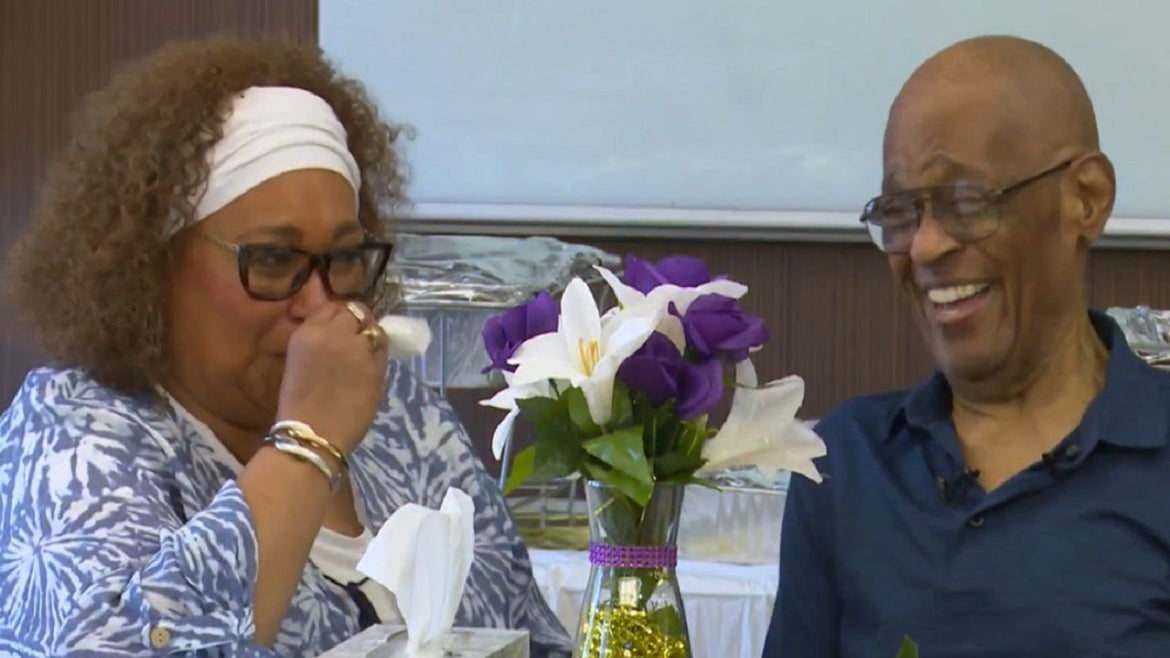 A 62-year-old woman finally met her father over the July 4th holiday.