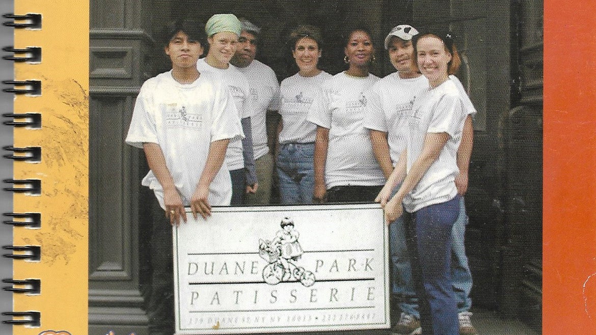 Madeline Lanciani and her staff at Duane Park Patisseries.