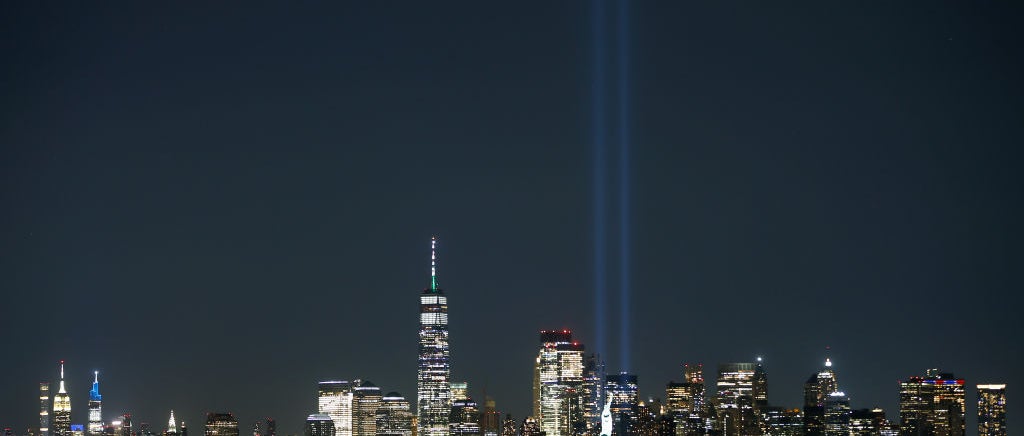 Tribute light in NYC
