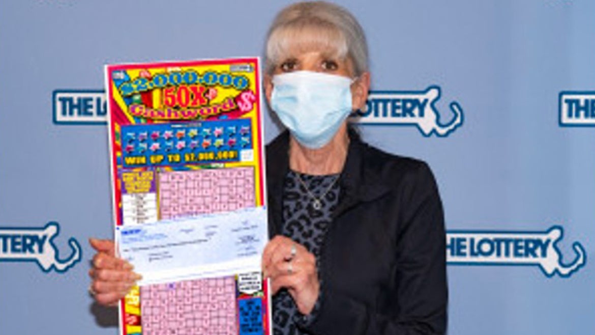 Kathyann Pellegrini won a $2 million prize on Oct. 18 after playing the "$2,000,000 50X Cashword" instant ticket game 