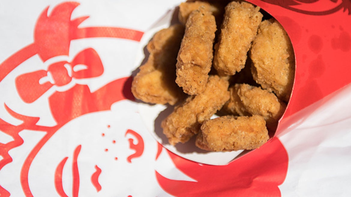 A stock image of Wendy's and their chicken nuggets.