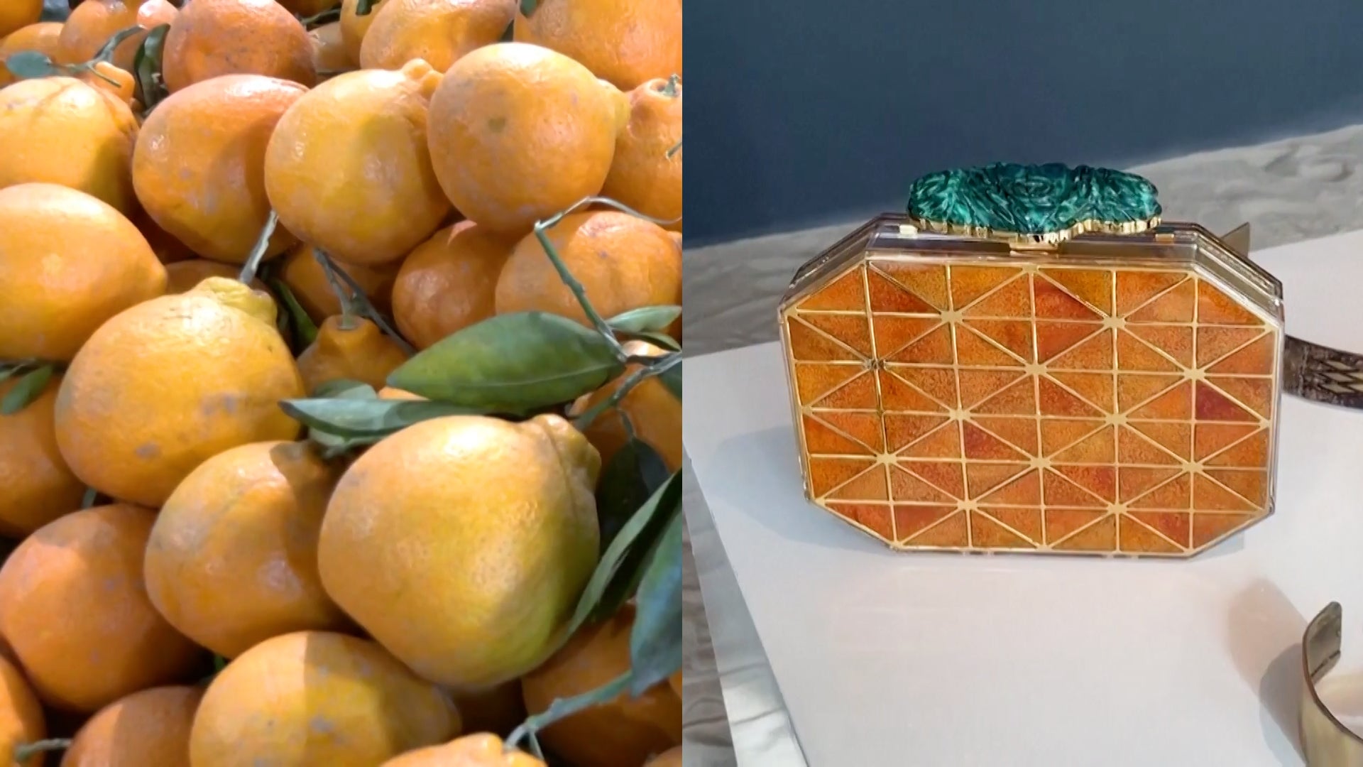Clementine Purse Bag Charm - Fruit Keychain Charm – Lenora Dame