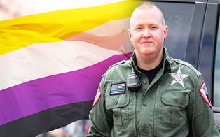 Jess Hall, 1 of the Nation’s 1st Non-Binary Police Chiefs, On Being a Role Model in Their Wisconsin Town
