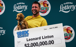Why Florida Man Who Won $2 Million Lottery Says His Pregnant Dog Is Behind the 'Life-Changing' Win