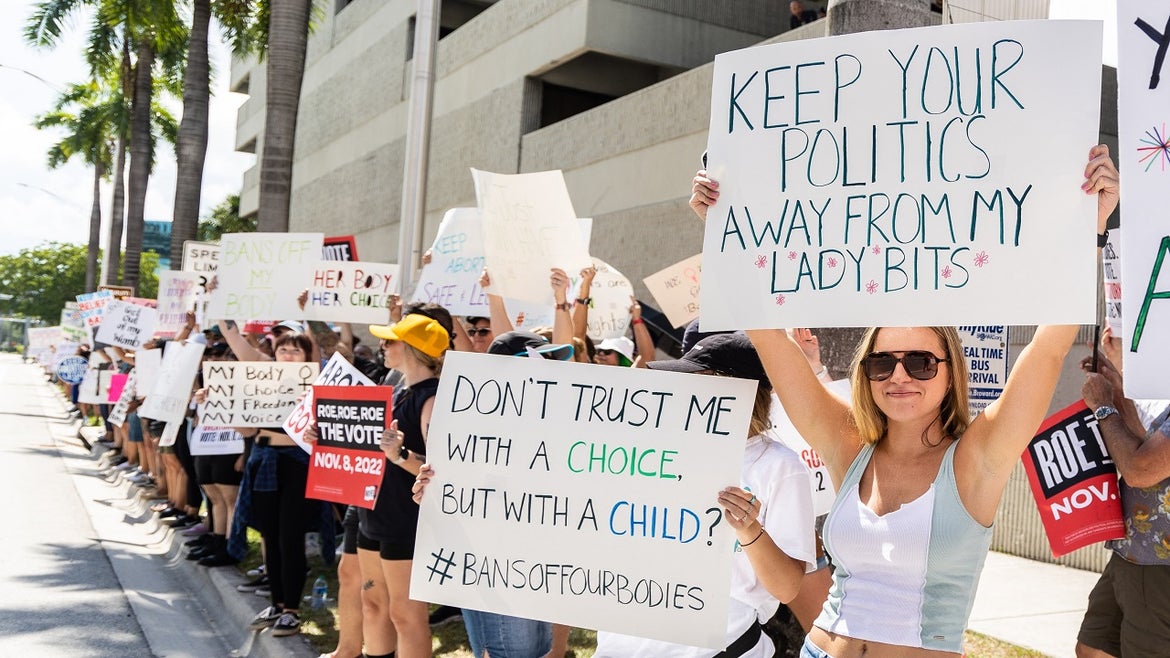 Florida abortion demonstrators