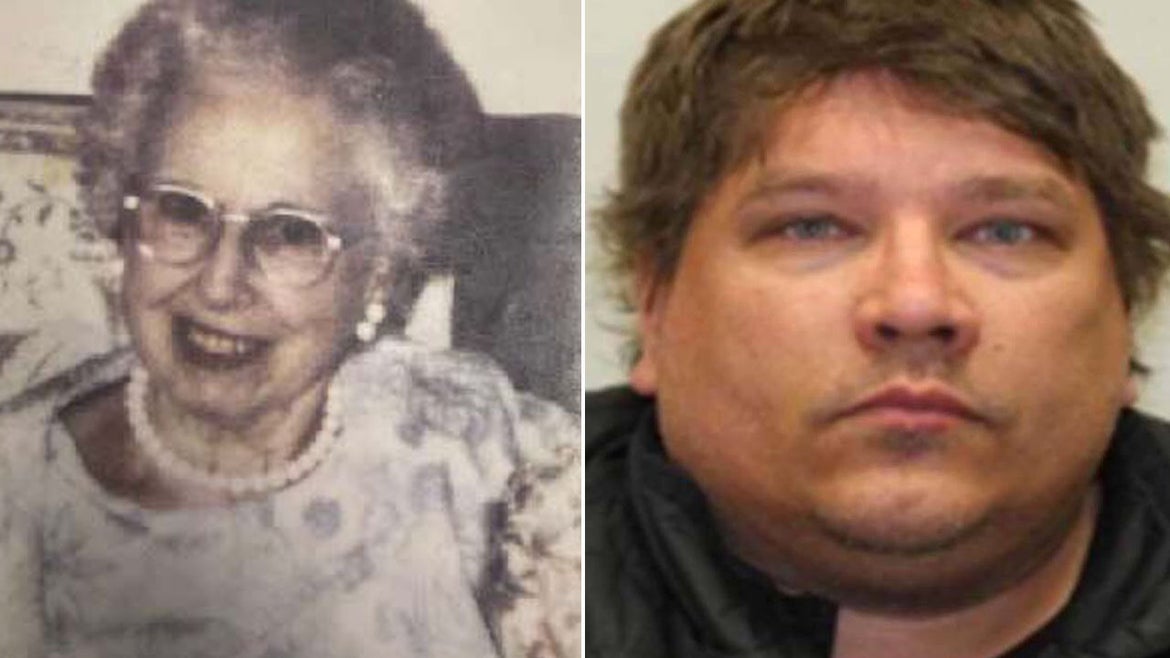 Wilomeana “Violet” Filkins, left, was found dead in the living room of her apartment in 1994. Jeremiah James Guyette, right, took his own life shortly after authorities began questioning him in 2019.