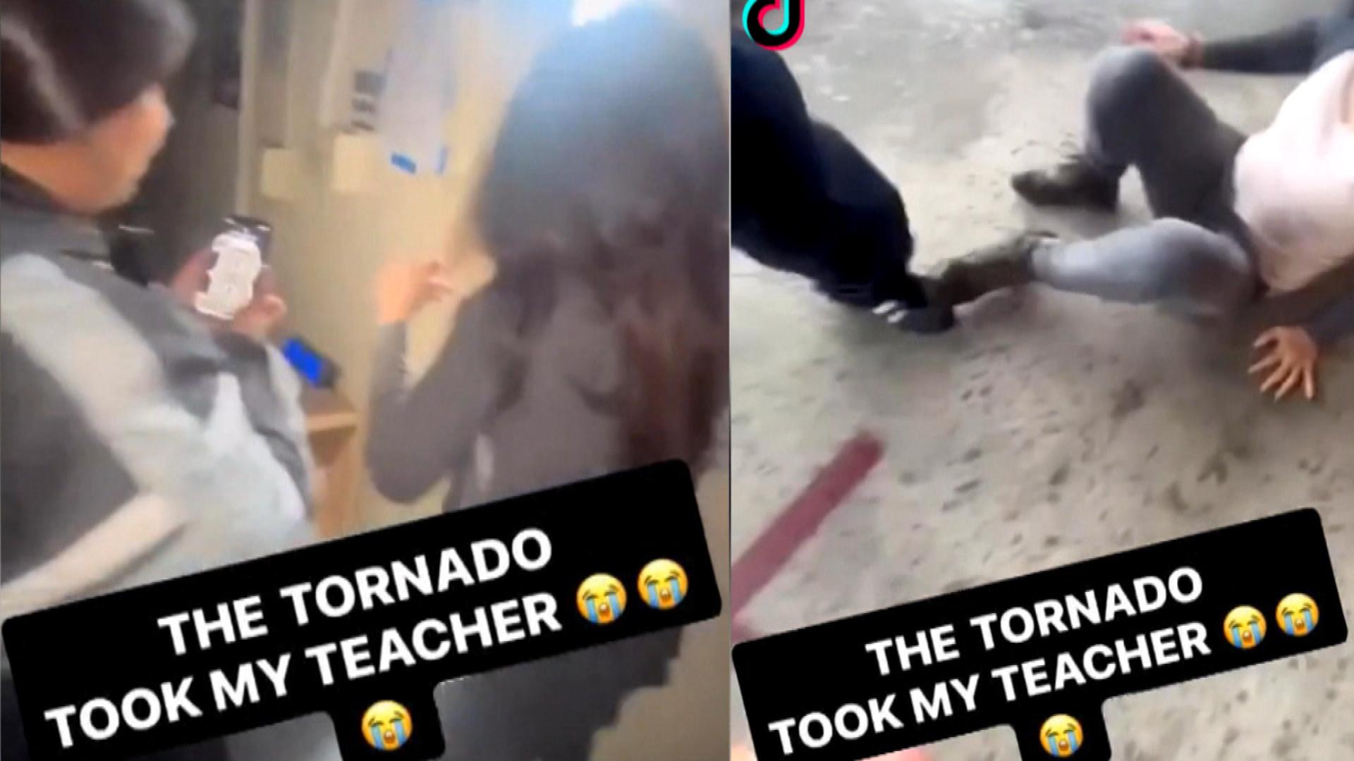 Teacher Sucked Out of Classroom by Tornado | Inside Edition