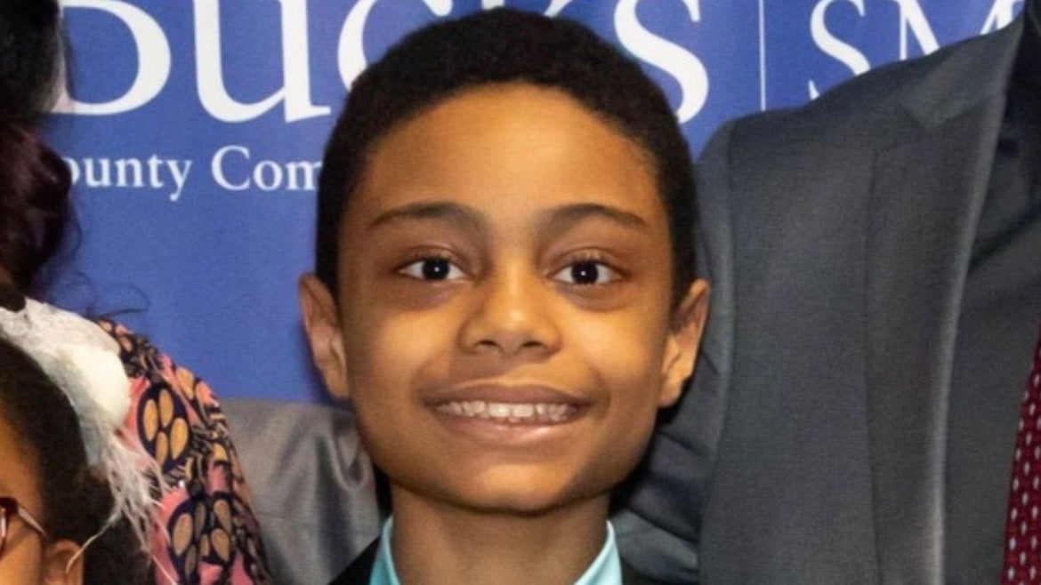 David Balogun, 9-years-old, Black boy, smiling