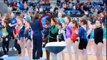 Olympian Simone Biles is expressing outrage after a young Black gymnast appeared to have been snubbed at a medal ceremony last year. 