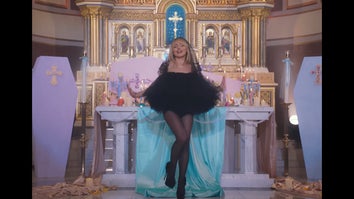 Sabrina Carpenter in Catholic Church for New Music Video