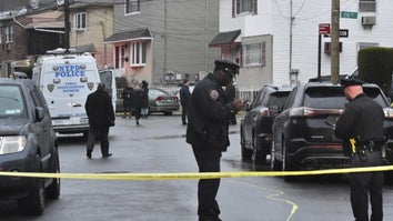 NYPD at crime scene