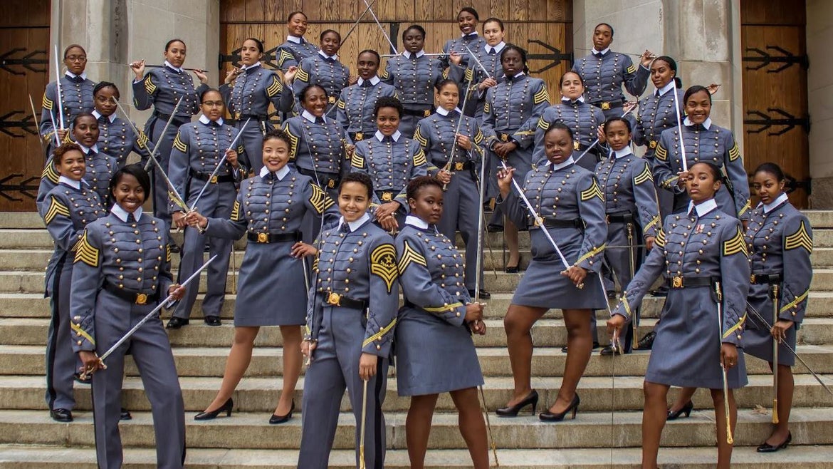 The West Point class of 2019 has 34 African American women. 