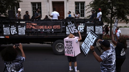 Black Voters Matter Protest