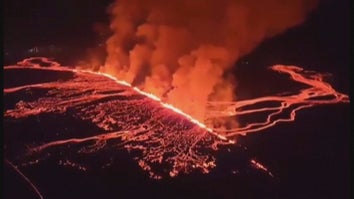 Erupting Iceland Volcano