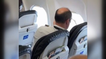 United Airlines Passenger Records Pilot Fixing Window Before Takeoff