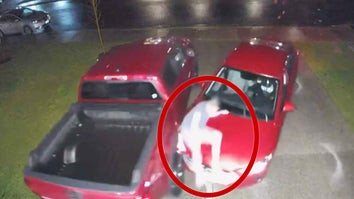 Man struck by a sedan in a driveway.