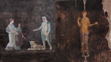 Paintings Sealed Away by Volcanic Blast Are Discovered