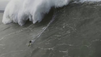 German surfer, Sebastian Steudtner may have surfed the largest wave ever recorded, at 93.73 feet off of Nazaré, Portugal.