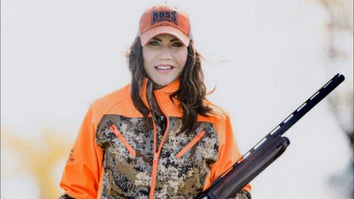 Kristi Noem with a gun