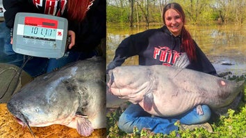 Teen Catches Record-Breaking 101-Pound Blue Catfish