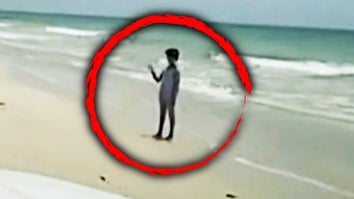 Little girl lost at beach