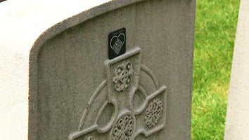 QR code on a gravestone