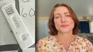 Positive covid test / image of MISTY MONTGOMERY 