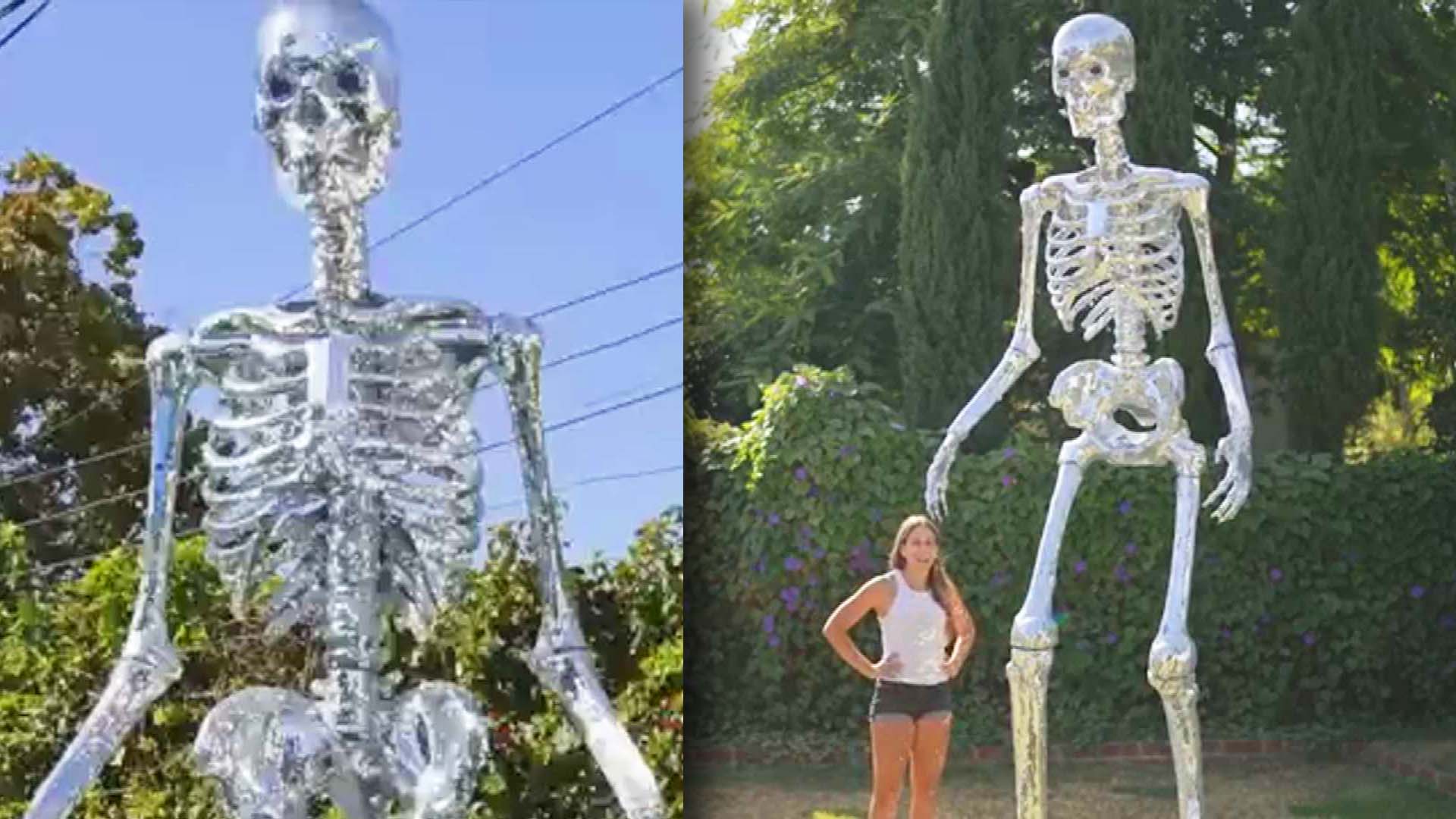 YouTuber Creates 12-Foot Disco Ball Skeleton From Scratch