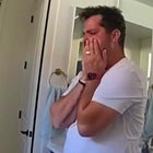 body cam footage of Christopher Scholtes covering his face with his hands