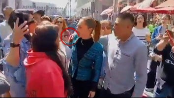 Mexican President Claudia Sheinbaum groped by man 