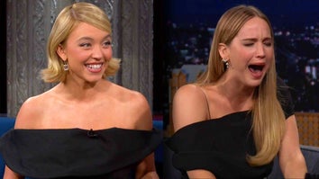 Sydney Sweeney on Late Show / Jennifer Lawrence on Tonight Show
