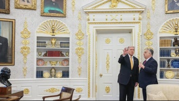 Donald Trump in the Oval Office