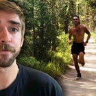 Michelino Sunseri sitting for interview / Michelino Sunseri running