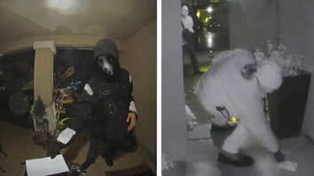 Masked Men Leave Disturbing Holiday Cards