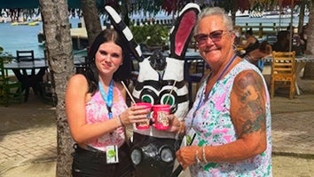 Anna Kepner with her grandmother