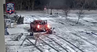 Alleged Thieves Tie Snowblowers To Pickup Truck And Drive Away