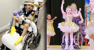6-Year-Old Ballerina Stands For First Time After Freak Accident