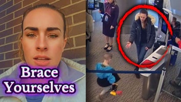 TikTok from Elleshia Seymor / Security footage of Elleshia Seymor in an airport terminal