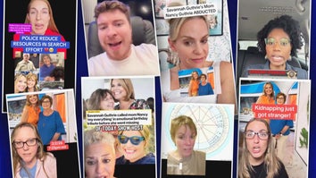 Screenshots of 8 different tiktokkers talking about Nancy Guthrie