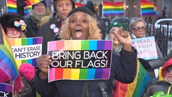 Activist holding sign during protest