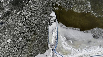 Resurfaced ship hull