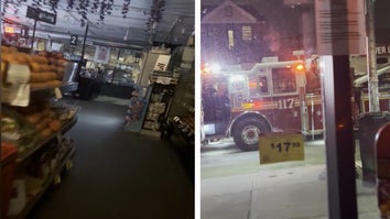 Shopper Trapped Inside Supermarket