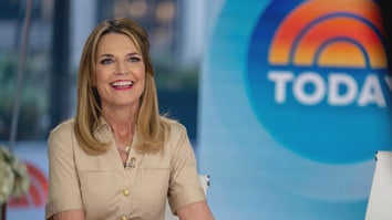 Savannah Guthrie on the set of The 'TODAY' Show