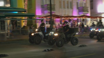 Police in Miami's South Beach