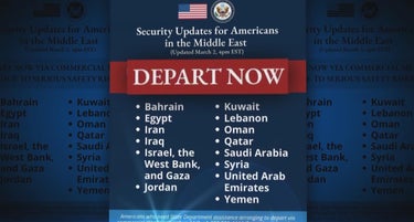 State Department Tells US Citizens To Leave Middle East