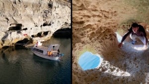 Underwater ‘Castle’ Emerges From River as Droughts Affect Turkey